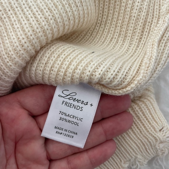 Lovers + Friends turtleneck distressed sweater dress - Picture 9 of 10